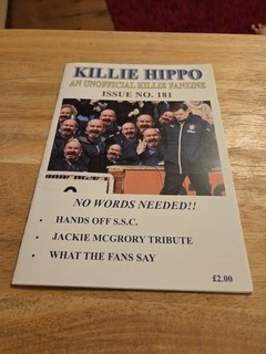 KILLIE HIPPO ISSUE 181 KILMARNICK FANZINE
