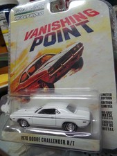 1/64 GREENLIGHT HOLLYWOOD VANISHING POINT 1970 DODGE CHALLENGER R/T WHITE