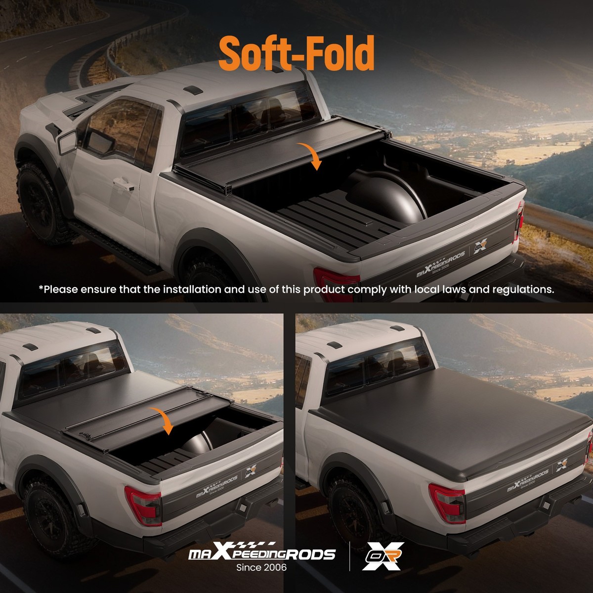 6FT Soft Tonneau Cover for Chevrolet Colorado GMC Canyon 2004-2014
