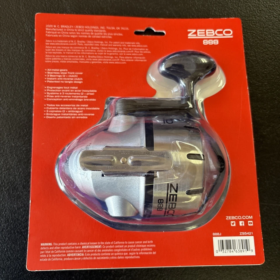 New Zebco 888 Spincast Fishing Reel - Image 4 of 4