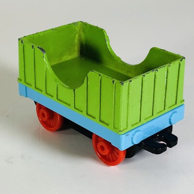 Thomas the Train Cargo Car Pull Along Diecast Trackmaster Green 2018