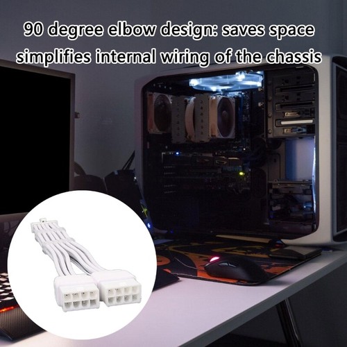 8Pin To 16Pin (12+4Pin) GPU Cable With 2 Cable Combs PCIe5.0 12VHPWR Connectors - Afbeelding 3 van 8
