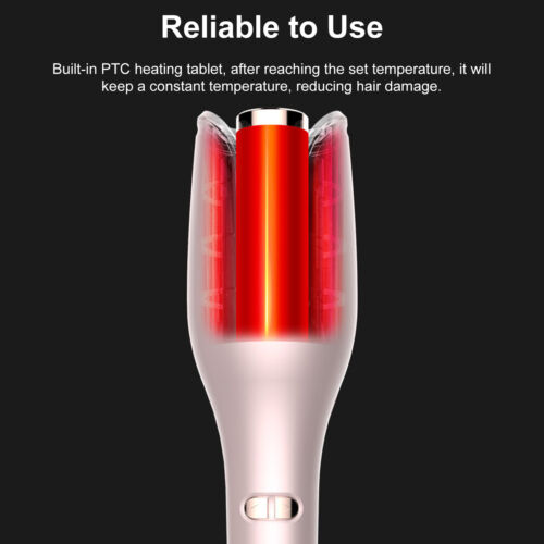 Hair Curler LCD Cordless Auto Rotating Waver Curling Iron Ceramic Wireless AUS - Picture 7 of 17