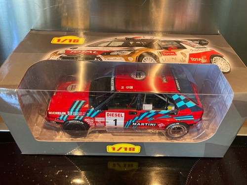 LANCIA DELTA HF INTEGRALE 16V MARTINI SANREMO 1989 BIASON SCALE 1/18 ALTAYA - Imagen 6 de 6