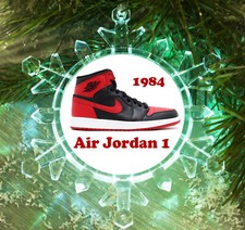 Air Jordan 1 Shoes Sneakerhead Snowflake Blinks Holiday Christmas Tree Ornament