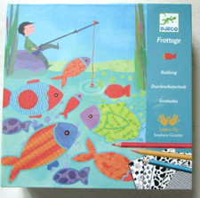 Djeco Frottage : Lucien à la campagne / Smahane Girardet / Âge 4-8 ans Neuf !