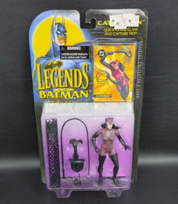 Vtg 1994 Legends of Batman Catwoman Action Figure With Capture Net ...