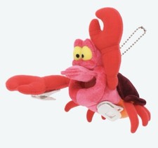 TDR Tokyo Disney Sebastian Plush Badge Shoulder Clip Toy Keychain Doll Ariel