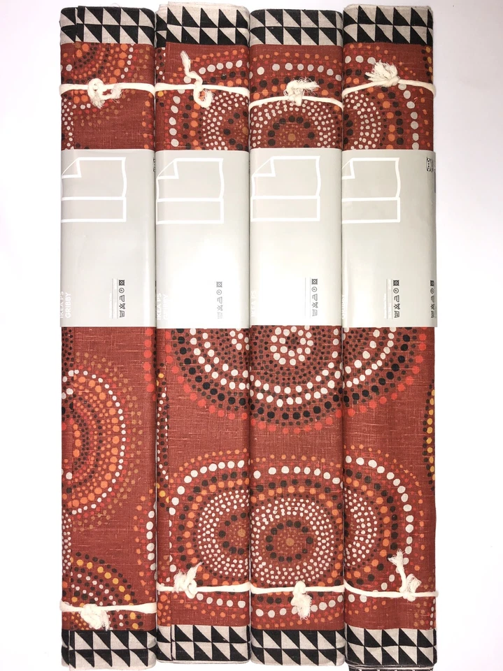 Perno de tela de lino IKEA GRIBBY PS de Maria Vinka 35” x 118” ¡¡RARO!! (Lote de 4) Foto 3 de 4