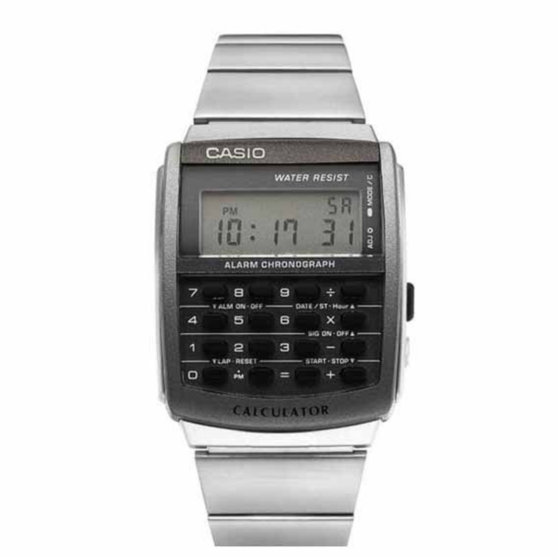 Casio Classic Quartz Calculator CA-506-1DF Stainless Steel Band