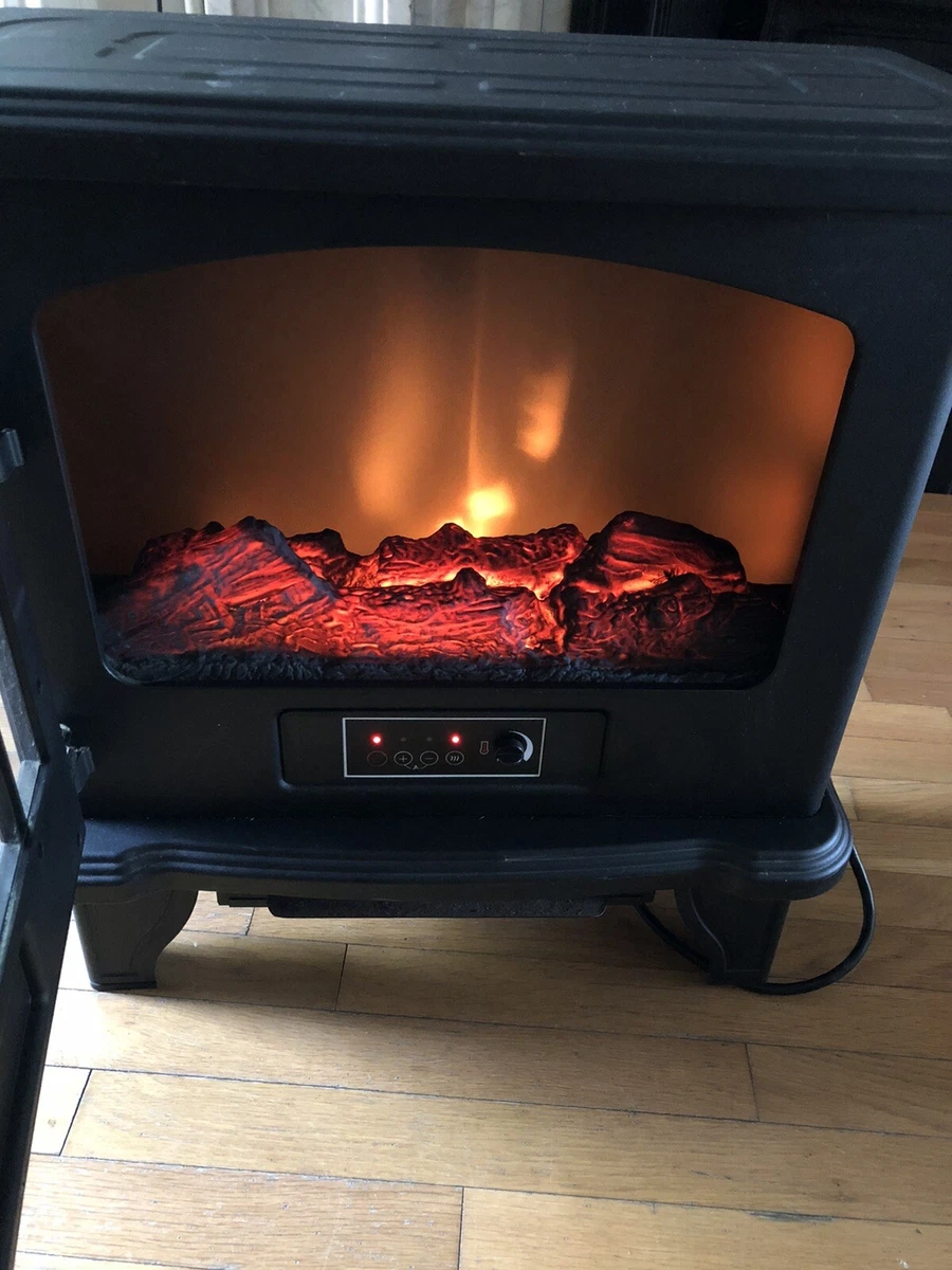 Duraflame DFI-550-22 Infrared Quartz Electric Fireplace Stove Heater - Black