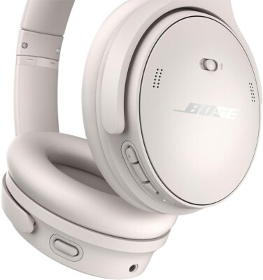 Brand New in Box- Bose Quiet Comfort Noise CanceHeadset-Smoke White-Wireless