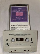 Liberace Live with the London Philharmonic cassette 1983