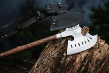 Viking axe Carbon Steel Hand Forged Throwing Medieval Norse Bearded Valhalla