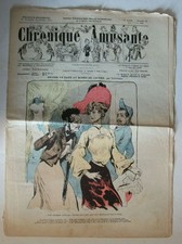 JOURNAL ILLUSTRE INTERNATIONAL « CHRONIQUE AMUSANTE » AVRIL 1903
