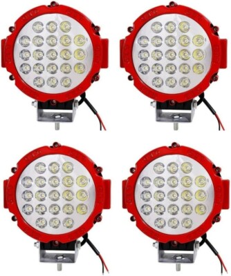 4XHAL401 4x 7'' 63W LED Rund Offroad Arbeitsspot Cold White 6500K
