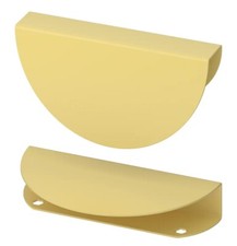 Brand New Ikea Begripa Handles YELLOW  pack of 2 qty half round 130mm, 60469396