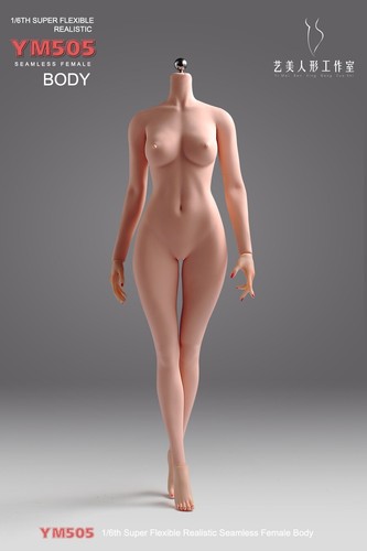 YM 1/6 Scale Female Pale Skin Large Chest Size Action Figure Body YM505B Toys - Picture 4 of 12