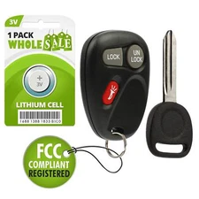 Replacement For 2001 2002 GMC Yukon XL Key + Fob Remote