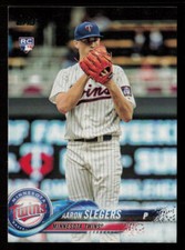 2018 Topps Aaron Slegers #277 RC Rookie Minnesota Twins Baseball Card