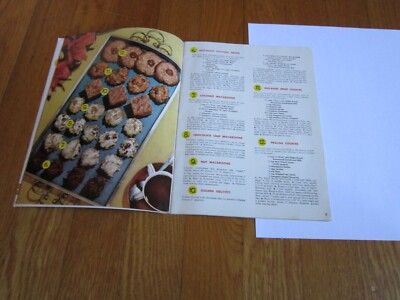 Vintage Cookbook Cookies Candies Pies 1960s Borden Elsie the Cow Eagle Brand