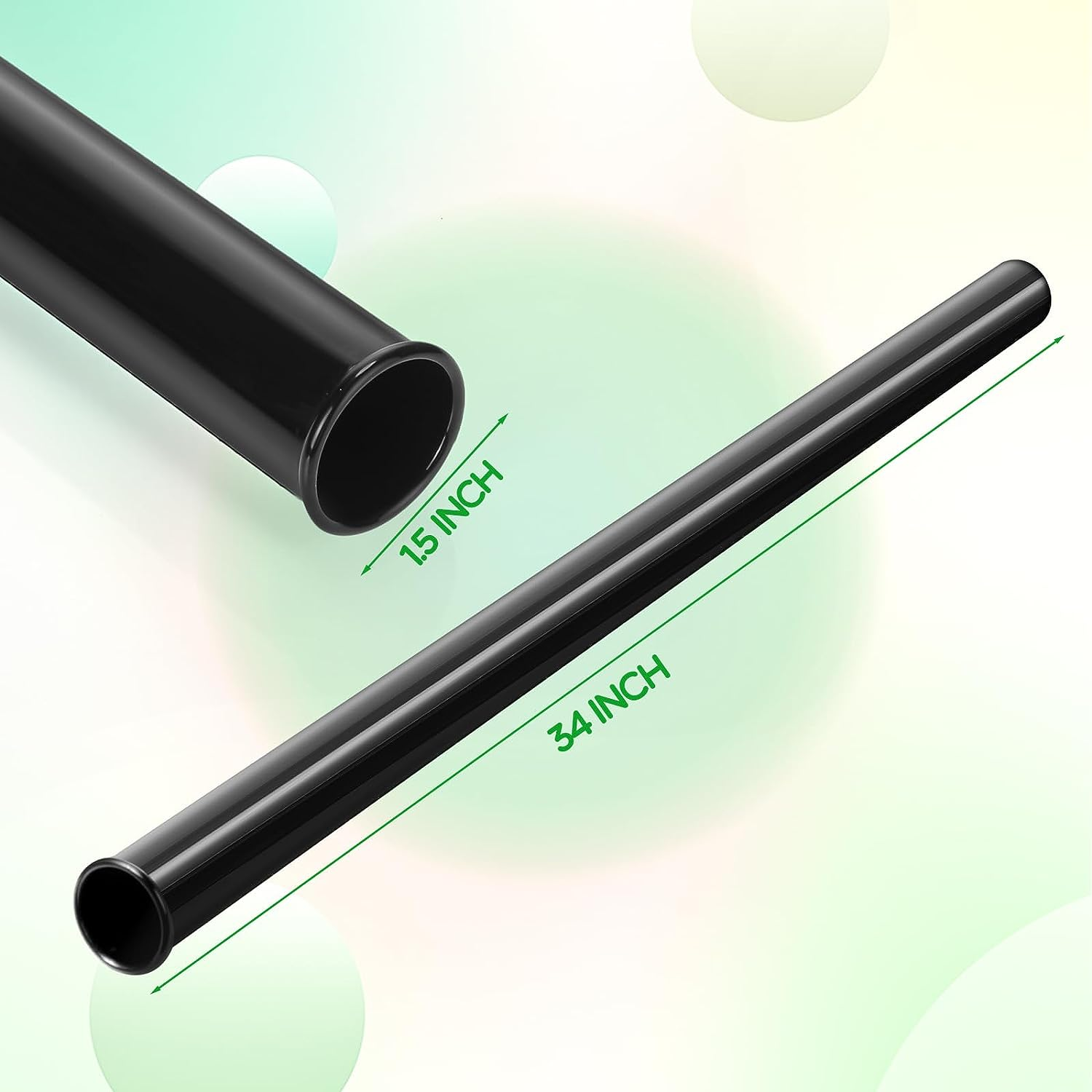 21 Pcs Black Plastic Golf Club Tube Bulk, Golf Tubes Dividers for Clubs