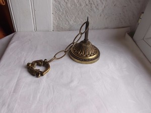 French Ornate Bronze Ceiling Rose For Part Of Chandelier Classic