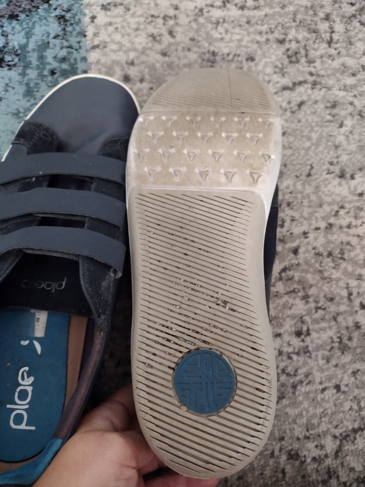 SAOLA Scarpa sportiva Plae Larkin unisex blu pelle scamosciata gancio passante uomo 11 5 donna 13