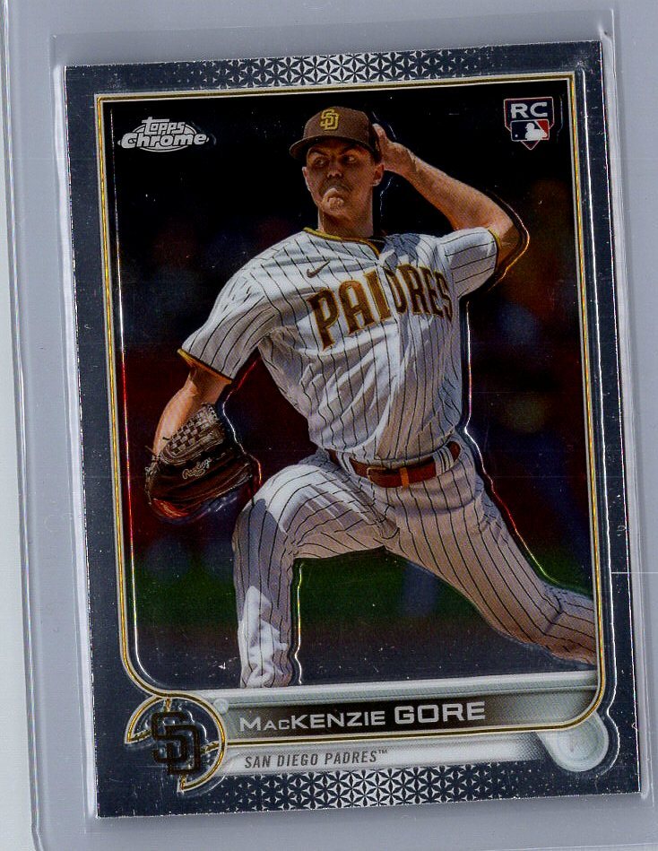 2022 Topps Chrome Update #USC182 MacKenzie Gore Rookie RC San Diego Padres