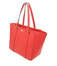Kate Spade Large Briar Triple Compartment Red Tote