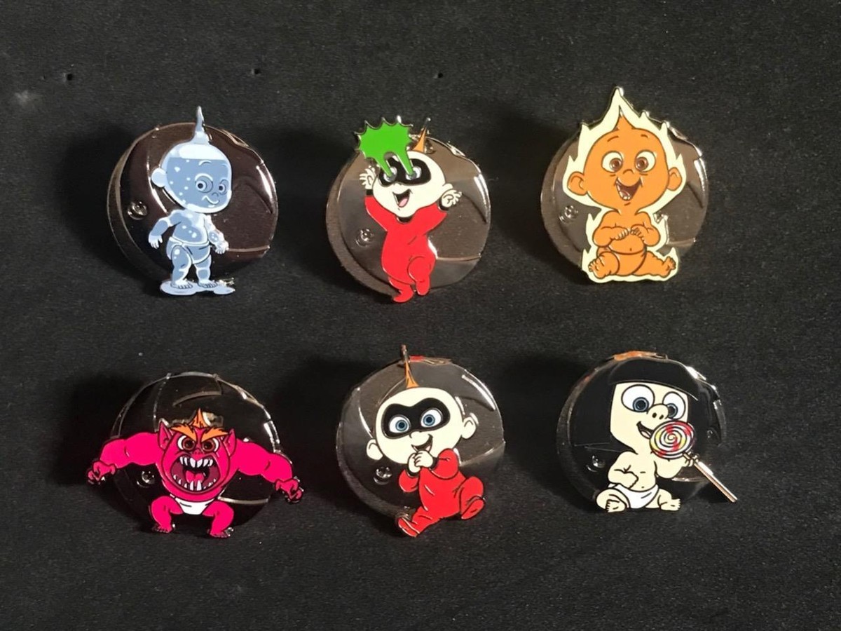 Disneyland 2024 DLR Hidden Mickey Disney Jack Jack Complete 6 Pin