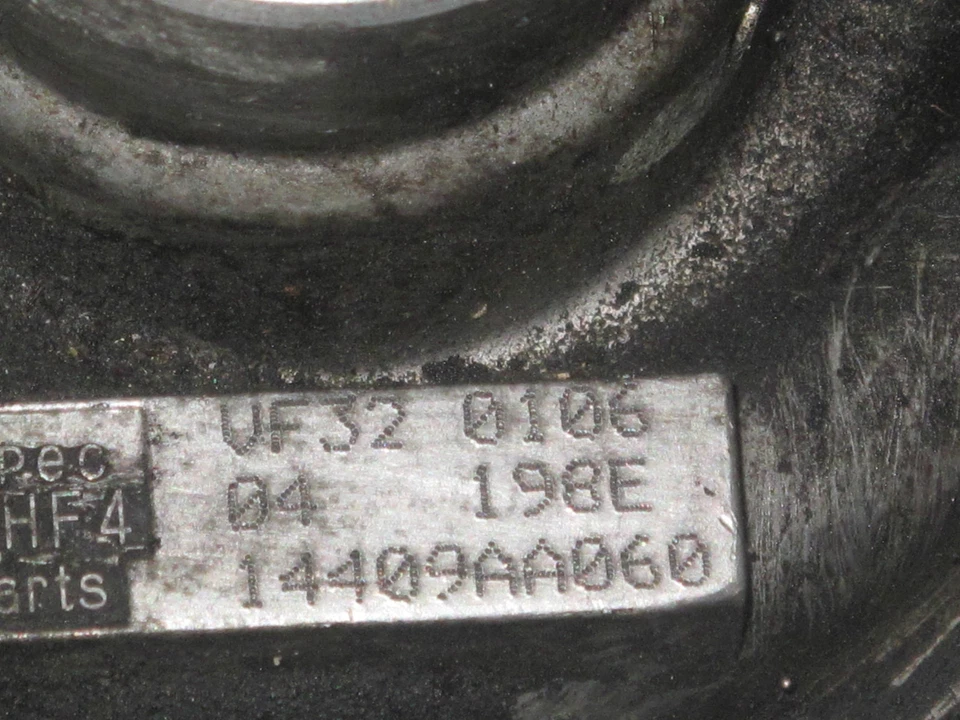 SUBARU LEGACY 2.0 PETROL 2001 2002 2003 2004 TURBO CHARGER UF320106 - Image 2 of 3