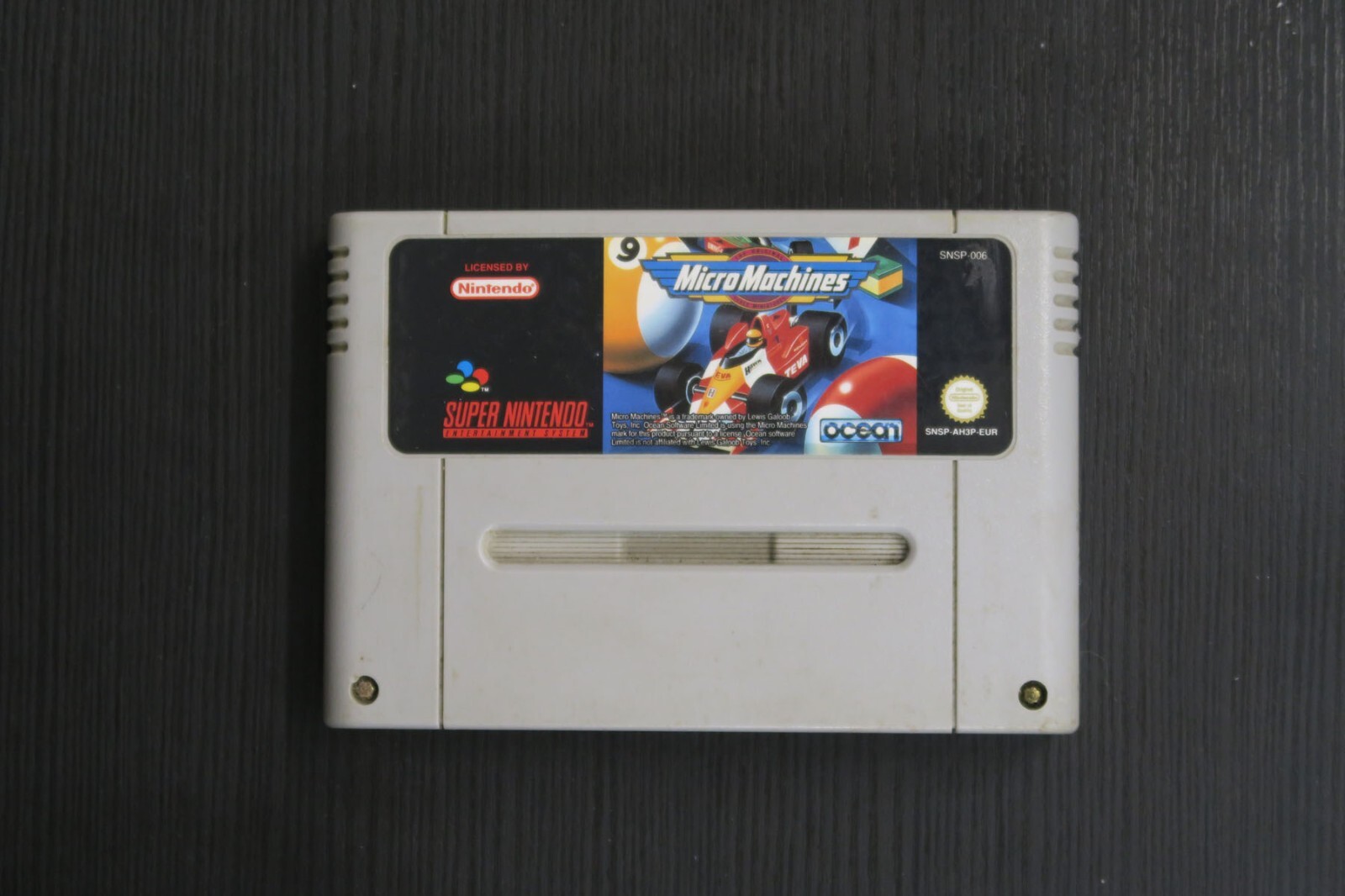 Micro Machines Super Nintendo SNES Loose PAL EUR