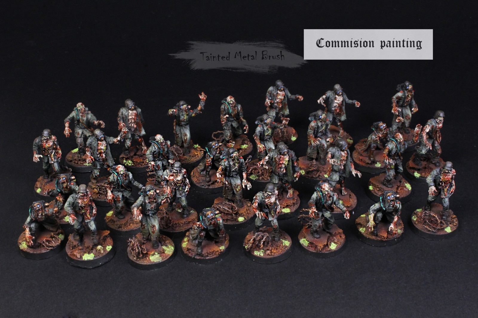 Warhammer 40k poxwalkers/ Puppetswar zombie korps painting eBay