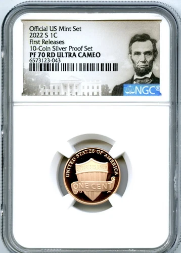 2022 S 1C LINCOLN UINION SHIELD PROOF CENT NGC PF70 UCAM FIRST RELEASES PENNY