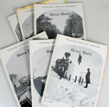 THE NATIONAL STEREOSCOPIC ASSOCIATION STEREO WORLD MAGAZINE, LOT OF 6