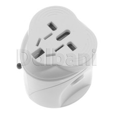 EU AU UK US To Universal World Travel AC Power Plug Convertor Adapter with USB