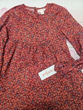     Girls' Long Sleeve Flowers Dress - Cat  Jack Flower M 8 