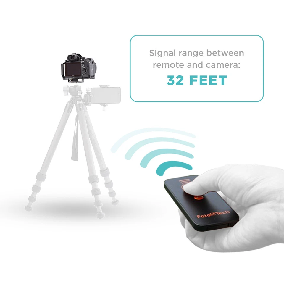 Mando a distancia inalámbrico para Sony A7R IV III,A7IIII II A9 A7 A7S A6500 A6400 A6000 Foto 4 de 4