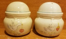 International China MARMALADE Salt & Pepper Shaker set, 8868, Stoneware, EUC