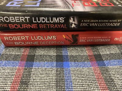 Robert Ludlum- The Bourne  Identity series- 2 Hc and 5 ppb