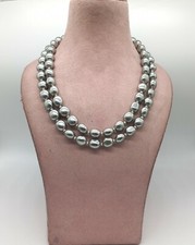 SHALLPEARL TUMBLE NECKLACE , MULTICOLOUR , HANDMADE , PEARL NECKLACE , LONGLIFE