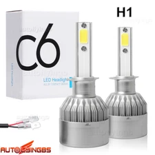 H1 LED Headlight Kit 100W 20000LM High Beam or Fog Light Bulb Xenon White 6000K