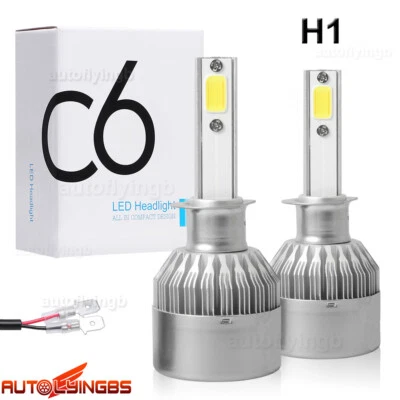 STONE BANKS H1 LED Headlight Kit 100W 20000LM High Beam or Fog Light Bulb Xenon White 6000K