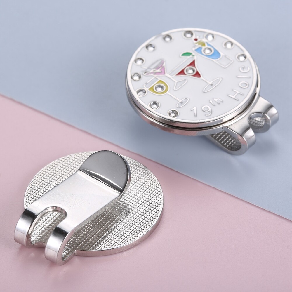 1x Golf Ball Marker with Hat Clip 24mm/0.94in For Ball Marker Golf Gifts Replace