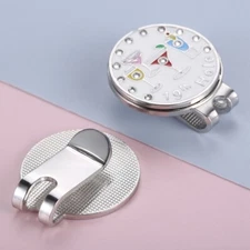 1x Golf Ball Marker with Hat Clip 24mm/0.94in For Ball Marker Golf Gifts Replace