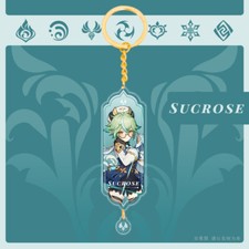 Genshin Impact Sucrose Fashion Keyring Keychain Key Pendant Key Goods Gifts 5