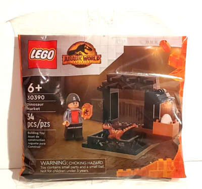 LEGO JURASSIC WORLD DOMINION MOVIE 34 PIECE BUILDING SET #30390 POLY BAG SEALED