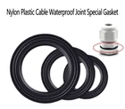 PG7-PG48 Nylon Plastic Cable Waterproof Joint Special Gasket Black Sealing Ring