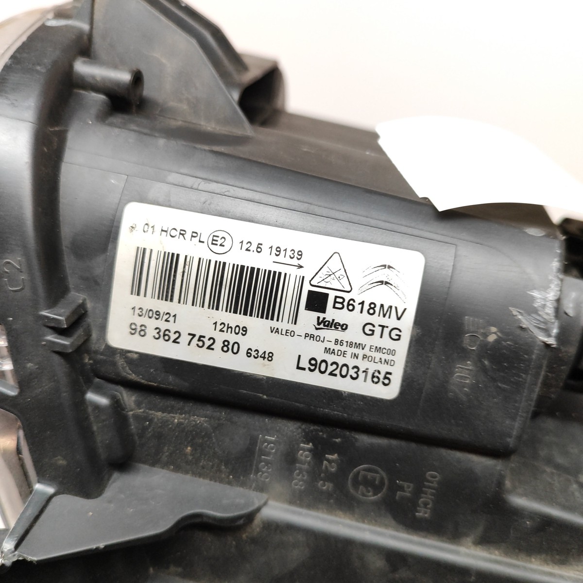 CITROEN C3 MK3 SX Front Left Headlight 9836275280 RHD 2021  